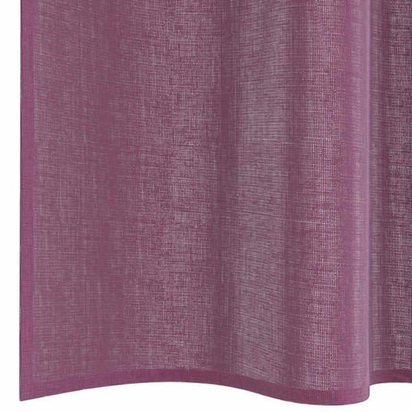 Verho - MAISON EXCLUSIVE - 2 kappaletta - Silmukat - Violetti - 100% polyesteri Violett