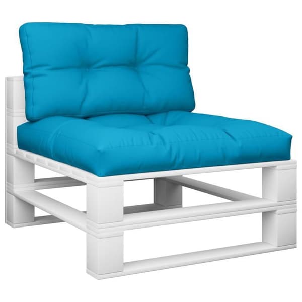 Maison Exclusive - Pallet puder sæt af 2 lys blå stof