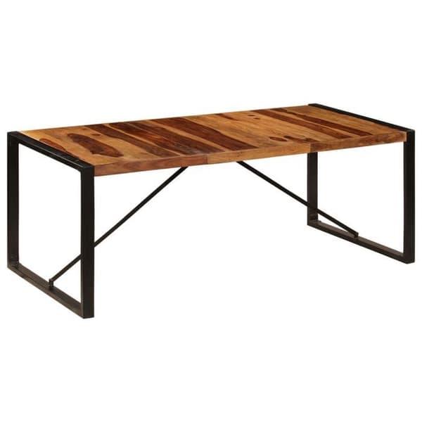 Maison Exclusive - Spisebord 200x100x75 cm Solid Sheeshamtræ