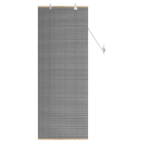 Rullgardin - EXKLUSIV HEM - Bambu - Grå - 40 x 160 cm - Mörkläggande Grå
