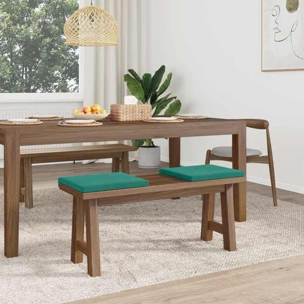 Maison Exclusive - Bänkdyna 2 st Sammet Turkos Djup 35 cm