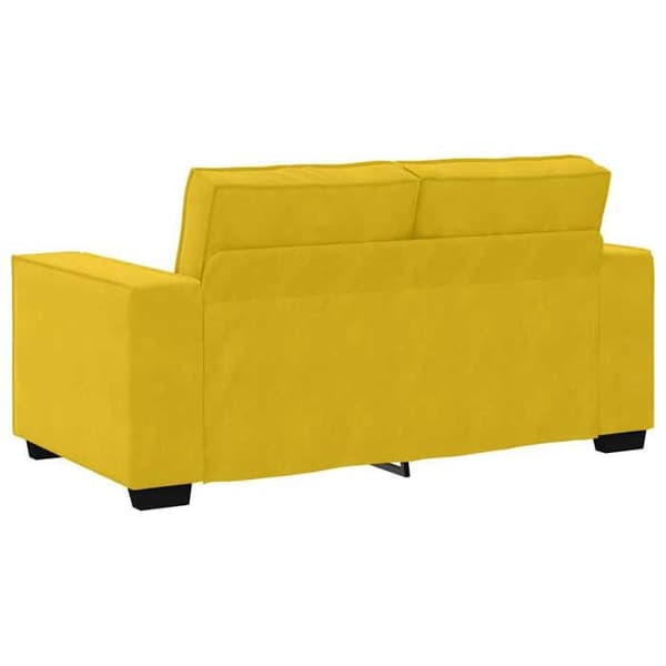 Maison Exclusive - Sæt med 2 pcs sofa med gul fløjlspuder