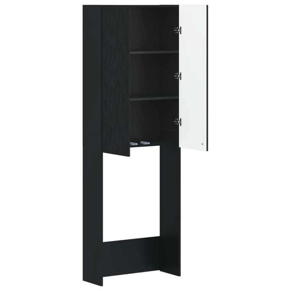 Maison Exclusive - Toilettskabe DELFT Sort 66 x 25,5 x 190 cm