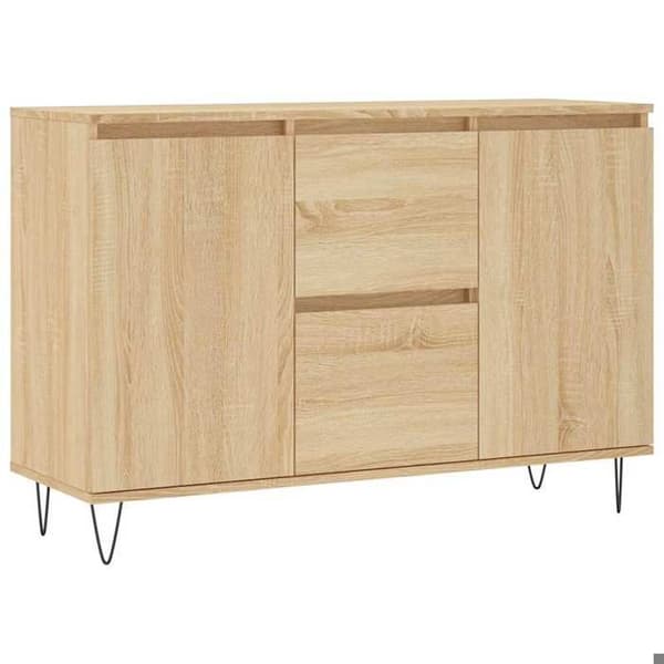 Maison Exclusive - Buffé ek sonoma 101,5x35x70 cm ingenjörsträ