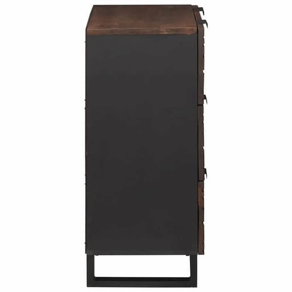 Maison Exclusive - Bufféset 2 delar Valnöt 120 x 33 x 75 cm Valnöt