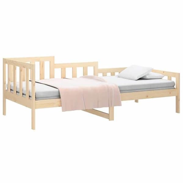 Maison Exclusive - Päivävuode ilman patjaa 90x190 cm massiivipuusta