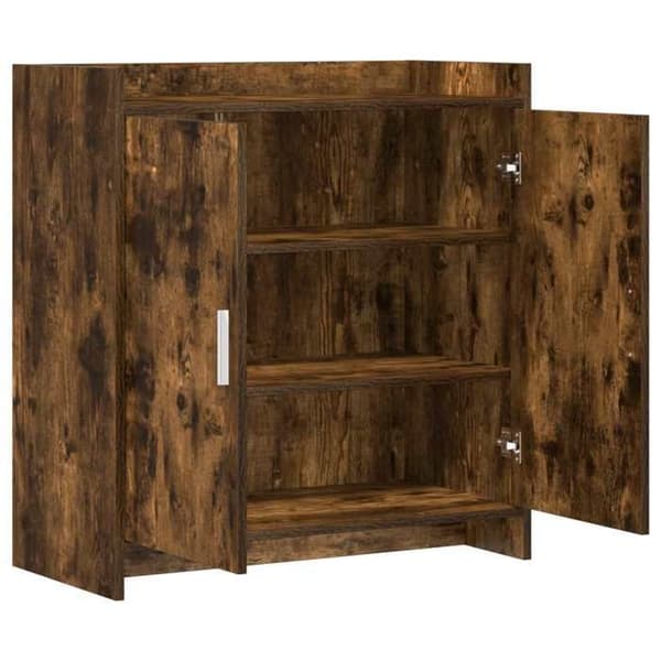 Maison Exclusive - Buffé Ek rökig 72 x 36 x 80 cm Ingenjörsträ