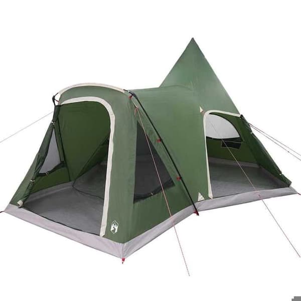 Maison Exclusive - Teepee-teltta 5 hengelle vihreä