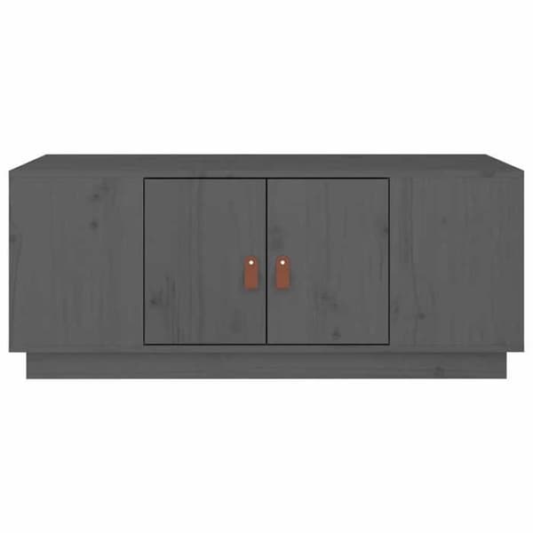 Maison Exclusive - Låg bord Grå 100x50x41 cm Massivt furu Grå