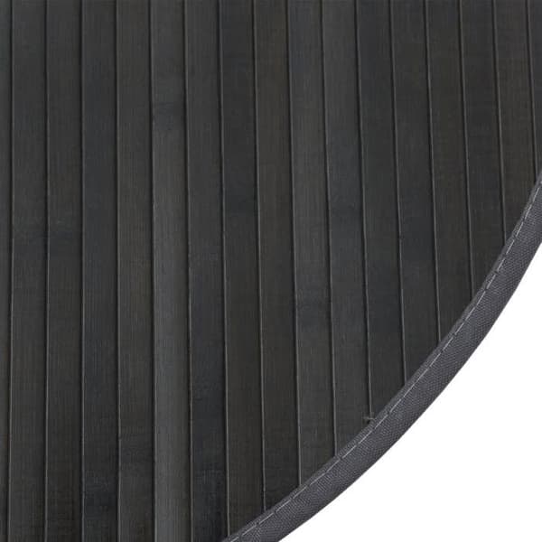 Maison Exclusive - Rund matta grå 100 cm bambu