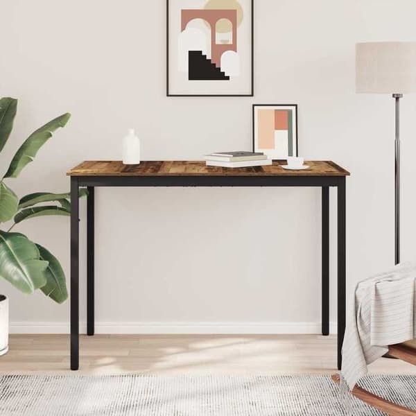 Maison Exclusive - Stående barbord i ingeniørtræ, rektangulær