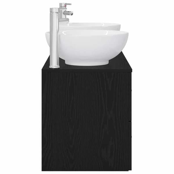 Maison Exclusive - 3-delars badrumsinredning i svart