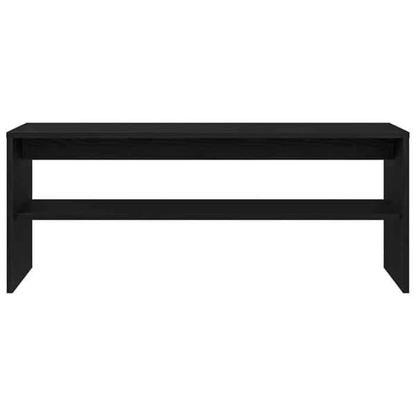 Maison Exclusive - TV-møbel i sort egetræ 100x40x40 cm i ingeniørtræ