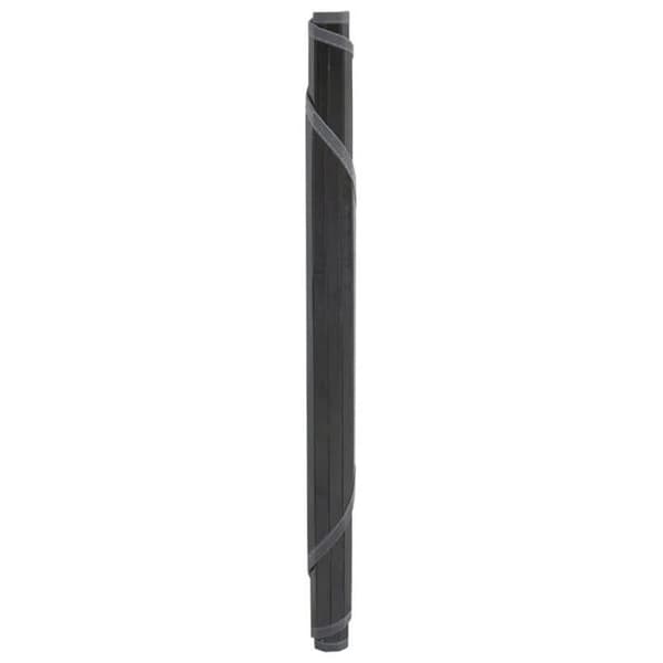 Maison Exclusive - Rund matta grå 80 cm bambu