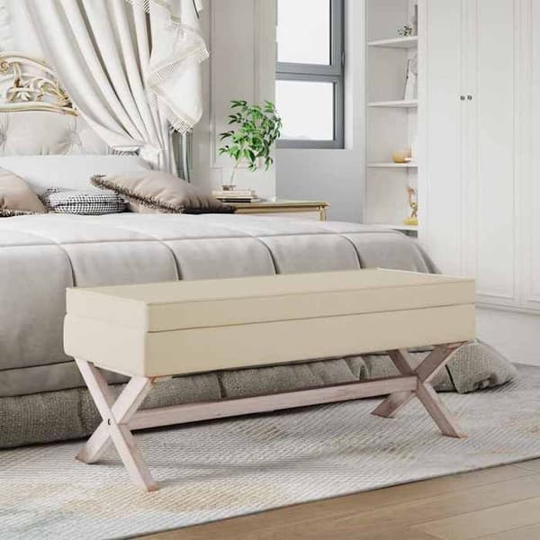 Maison Exclusive - Säilyty stool 110x45x49 cm pellava Linné