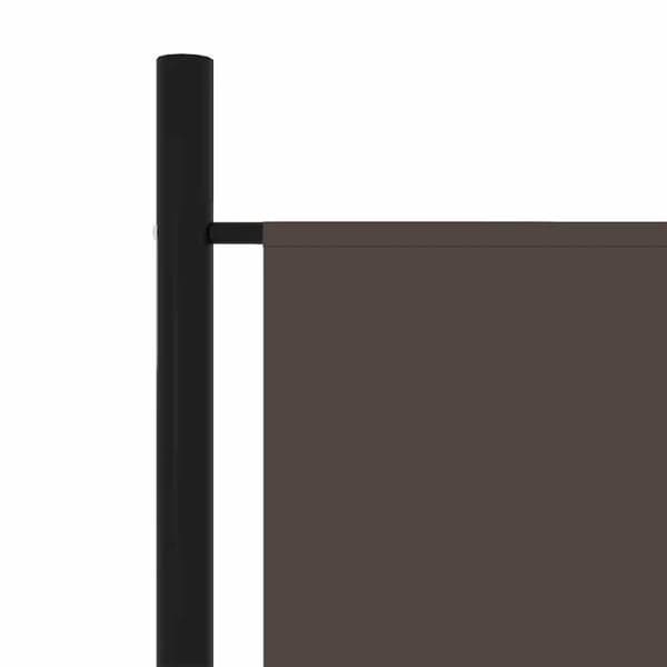 Maison Exclusive - Skillevæg 5 paneler Brun 250x180 cm