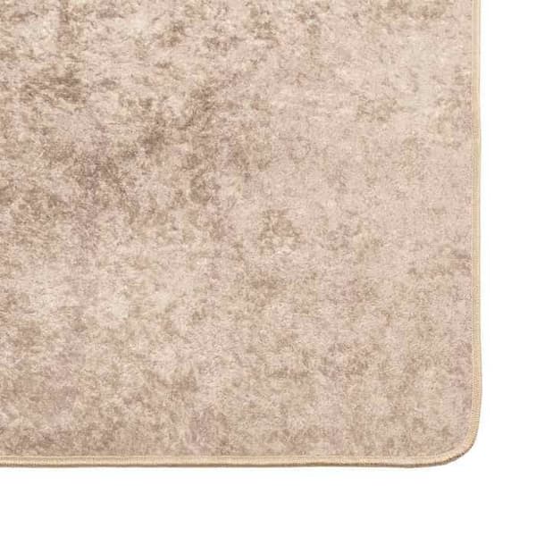 Maison Exclusive - Marsa Beige Matto 80 x 350 cm Polyesteri ja PVC