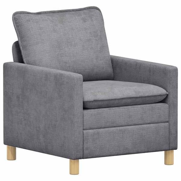 Maison Exclusive - Soffa Grå ljus 76 x 81 x 87,5 cm Polyester