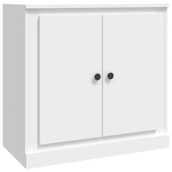 Maison Exclusive - Buffé vit 70x35,5x67,5 cm ingenjörsträ