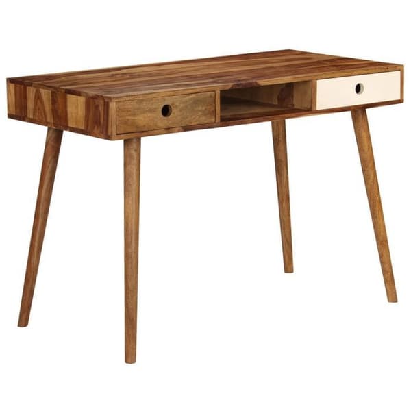 Maison Exclusive - Kontor 110 x 55 x 76 cm Solid Seshamträ Variabla färger (varierar från rum 