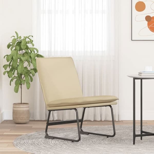 Maison Exclusive - Chaiselong Crème 52x75x76 cm Stof