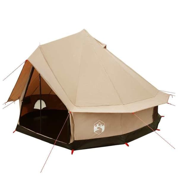 Maison Exclusive - Perheteltta 8 hengelle Kermavalkoinen Polycotton