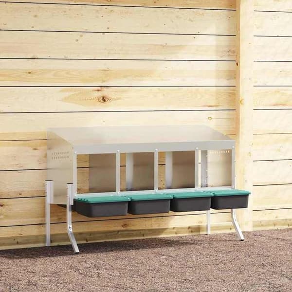 Maison Exclusive - Kanalaatikko 4 osastolla, galvanoidulla teräsjalustalla