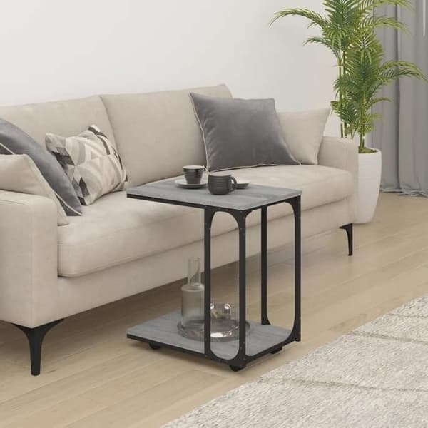 Maison Exclusive - Sonoma grå hjulbord 50x35x55,5 cm