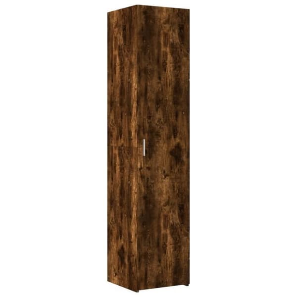 Maison Exclusive - Buffé hög ek rökt 40x42,5x185 cm ingenjörsträ