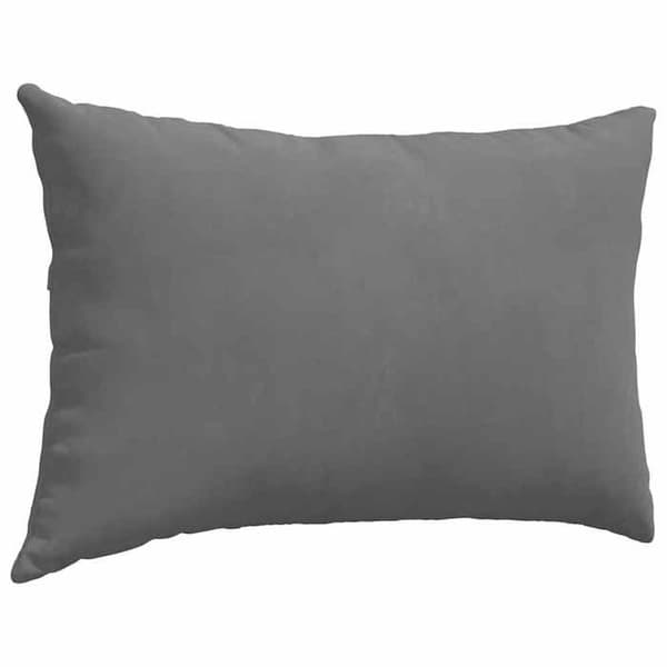 Soffkuddar - EXKLUSIV HEM - Set om 2 - 60 x 40 cm - Mörkgrå - Rektangulära Mörkgrå