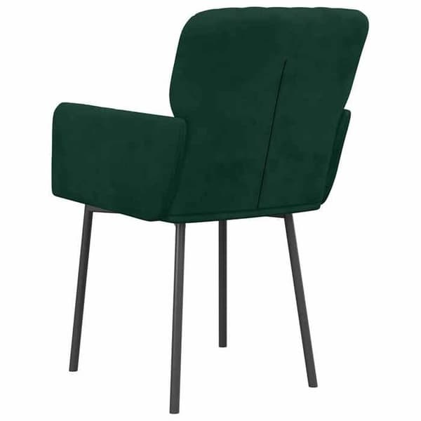 Maison Exclusive - Ruokatuolit 2 kpl Tummanvihreä Sametti
