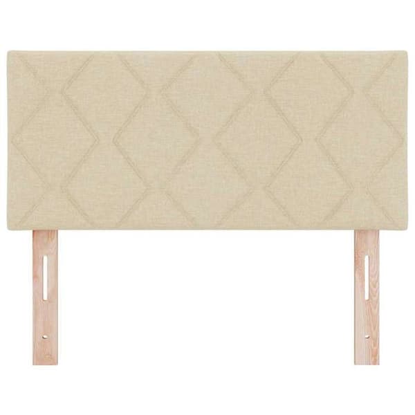 Maison Exclusive - Sänggavel Creme tyg Grädde