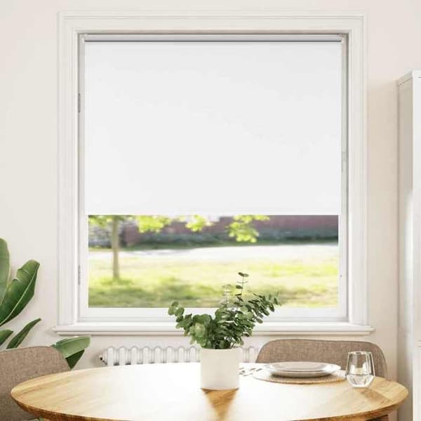 Maison Exclusive - Rullgardin med mörkläggande tygbredd 105,7 cm polyester