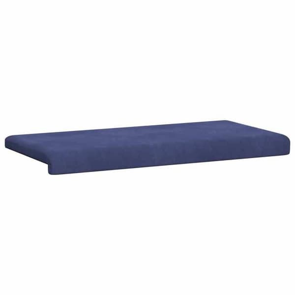 Maison Exclusive - Bänk Kudde Sammet Blå djup 35 cm