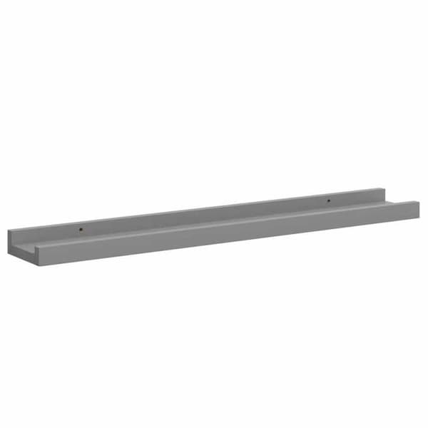 Maison Exclusive - Seinähyllyt 4 kpl Harmaa 60x9x3 cm Grå