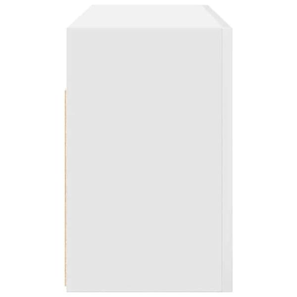 Maison Exclusive - Väggmonterad badrumsskåp vit 80x25x40 cm ingenjörsträ