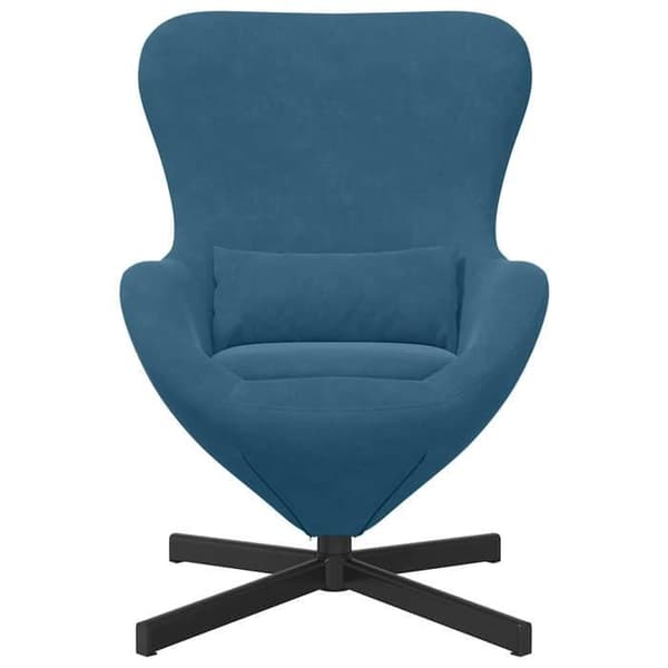 Maison Exclusive - Æg Stol Blå 63 x 73 x 90 cm Velour Blå