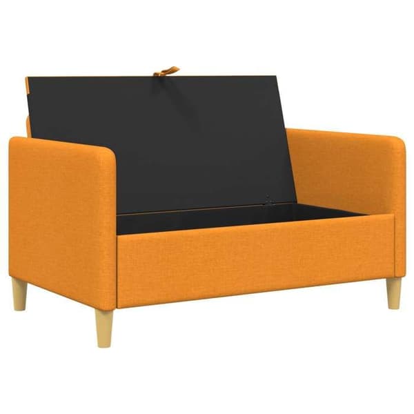 Maison Exclusive - Soffa med förvaring Mörkgul 122 x 78 x 87 cm Polyester
