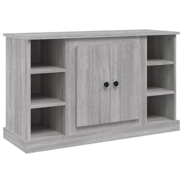 Maison Exclusive - Buffet Sonoma grå 100x35,5x60 cm Ingenjörsträ Grå