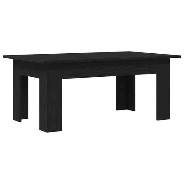 Maison Exclusive - Sofabord Sort eg 100 x 60 x 42 cm Ingeniørtræ
