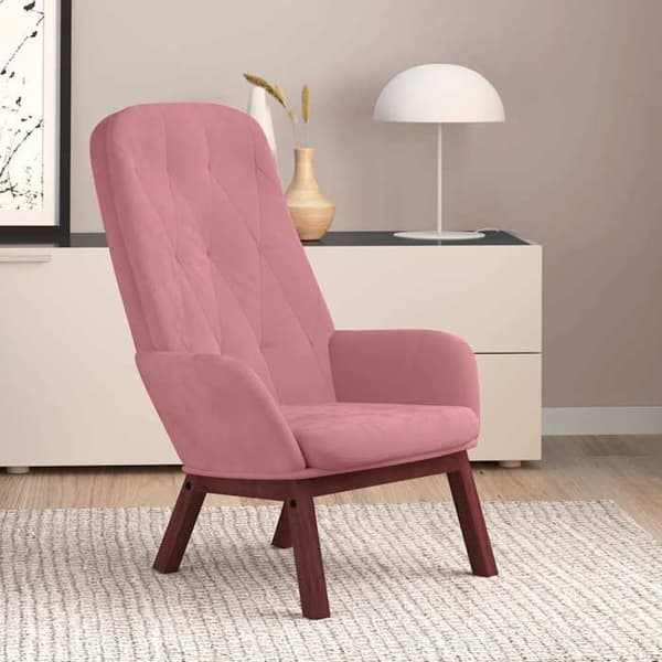 Maison Exclusive - Relax stol i rosa velour