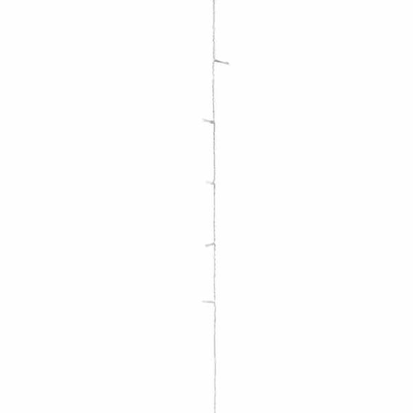 LED-lyskæde - EKSKLUSIV HUS - 150 LED 15 m - Varm hvid - 8 tilstande - USB 5V Vit varm