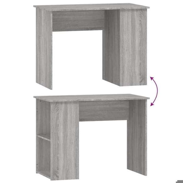 Maison Exclusive - Kontorsonoma grå 100x55x75 cm ingenjörsträ