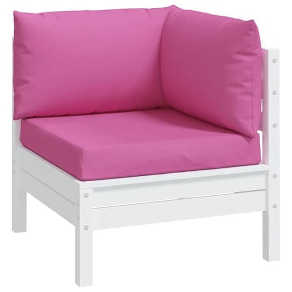 Maison Exclusive - Palettkuddar set om 3 rosa Oxford tyg
