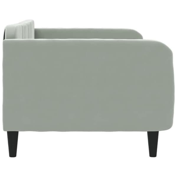 Maison Exclusive - Sengebund uden madras grå 90x190 cm velour
