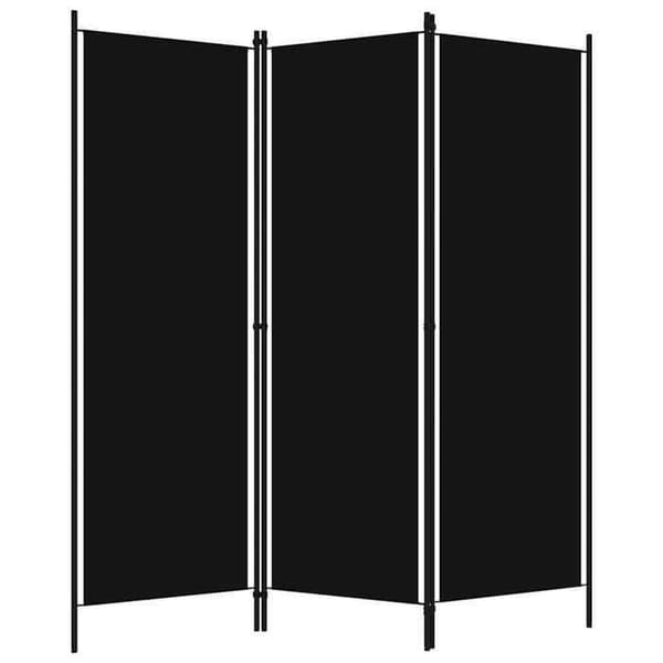 Maison Exclusive - Skillevæg 3 paneler Sort 150x180 cm