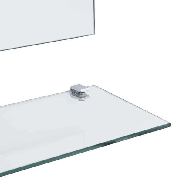 Maison Exclusive - Vægspejl med hylde 100x60 cm Tempereret glas