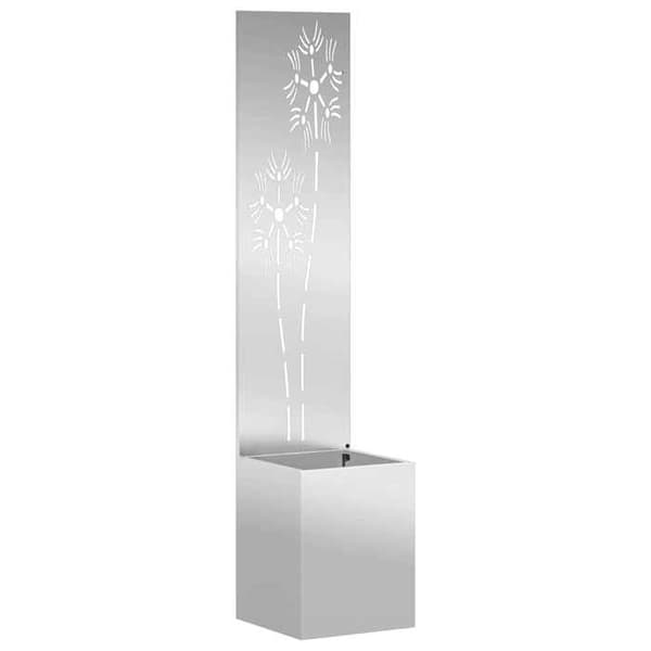 Maison Exclusive - Haveafskærmning Sølv 32 x 32 x 150 cm Silver