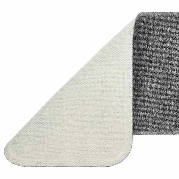 Maison Exclusive - Halkfria trappmattor 15st 75x20cm Grå Rektangulär