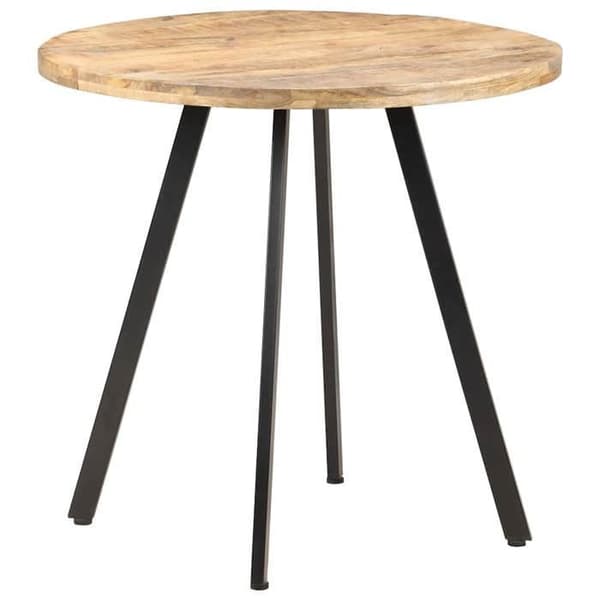 Maison Exclusive - Spisebord 80 cm Ubehandlet mangotræ